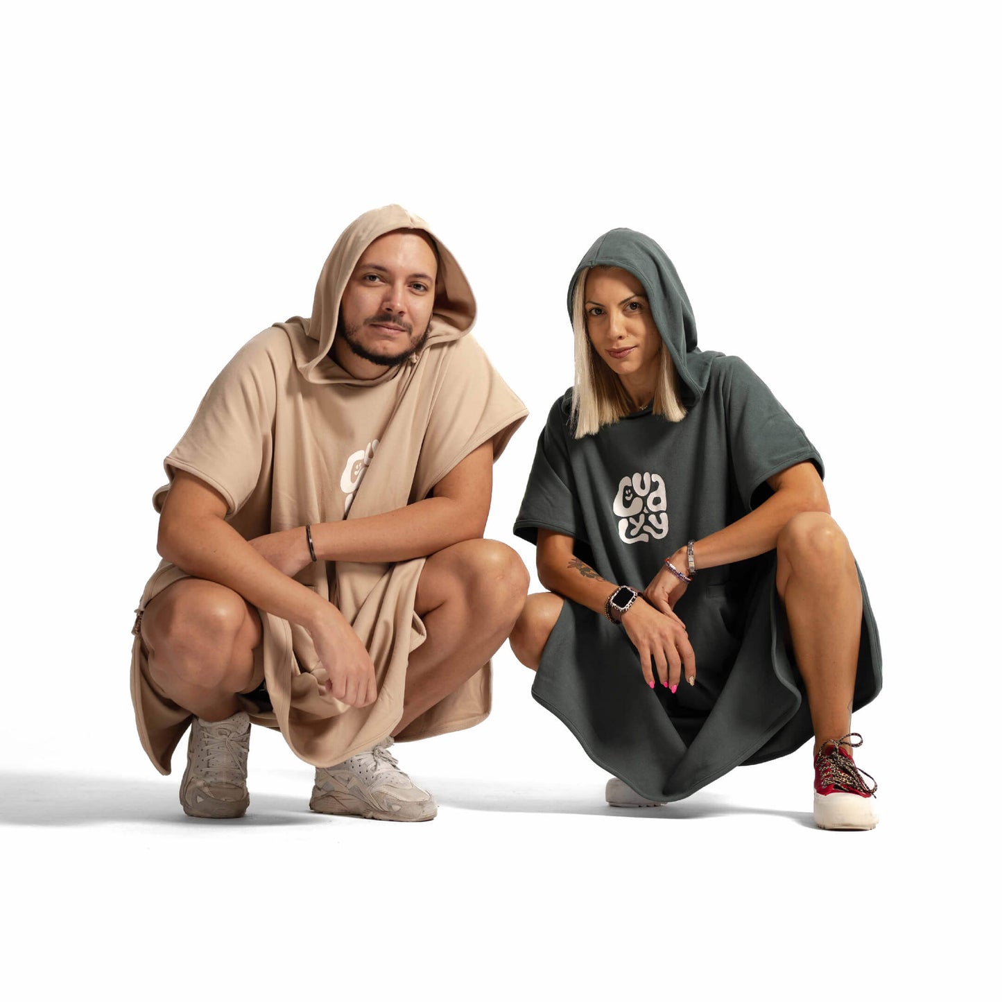 CUDLYY Микрофибърно Пончо